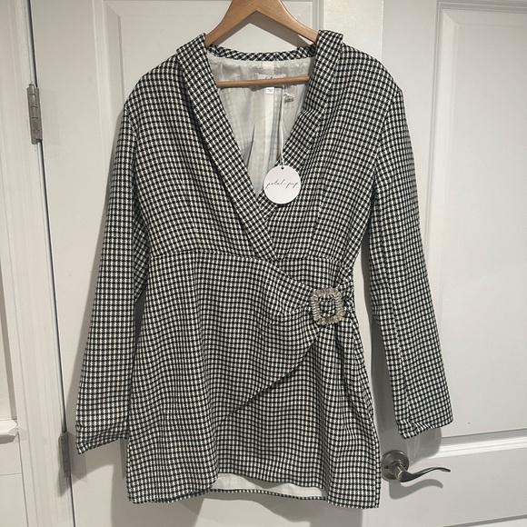 Petal and Pup Tweed Blazer Mini Dress - Picture 5 of 10
